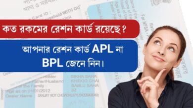 how many types of ration cards are there in our state