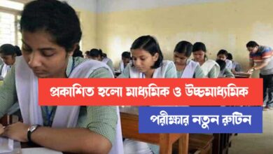 Madhyamik and Higher Secondary examination (মাধ্যমিক ও উচ্চমাধ্যমিক পরীক্ষা)