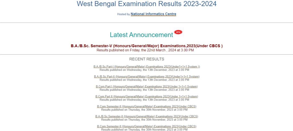 West Bengal Results